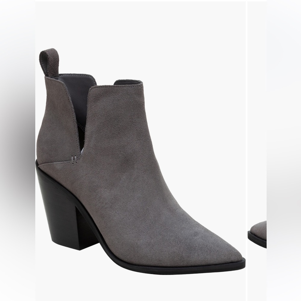Lisa Vicky Gray Suede Bootie